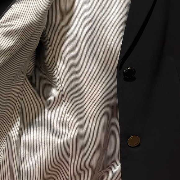 Calvin Klein Navy Blue Suit, Size 4, Like New - Picture 4 of 5